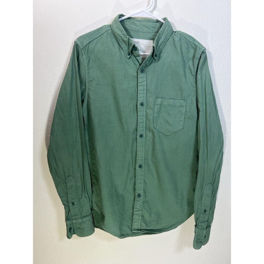 Entireworld. Men's Button Down Oxford Shirt Sz S Green Type A Version 1 Organic
